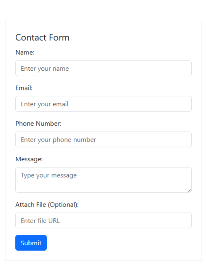 Receive Contact Form Data to Whatsapp Account